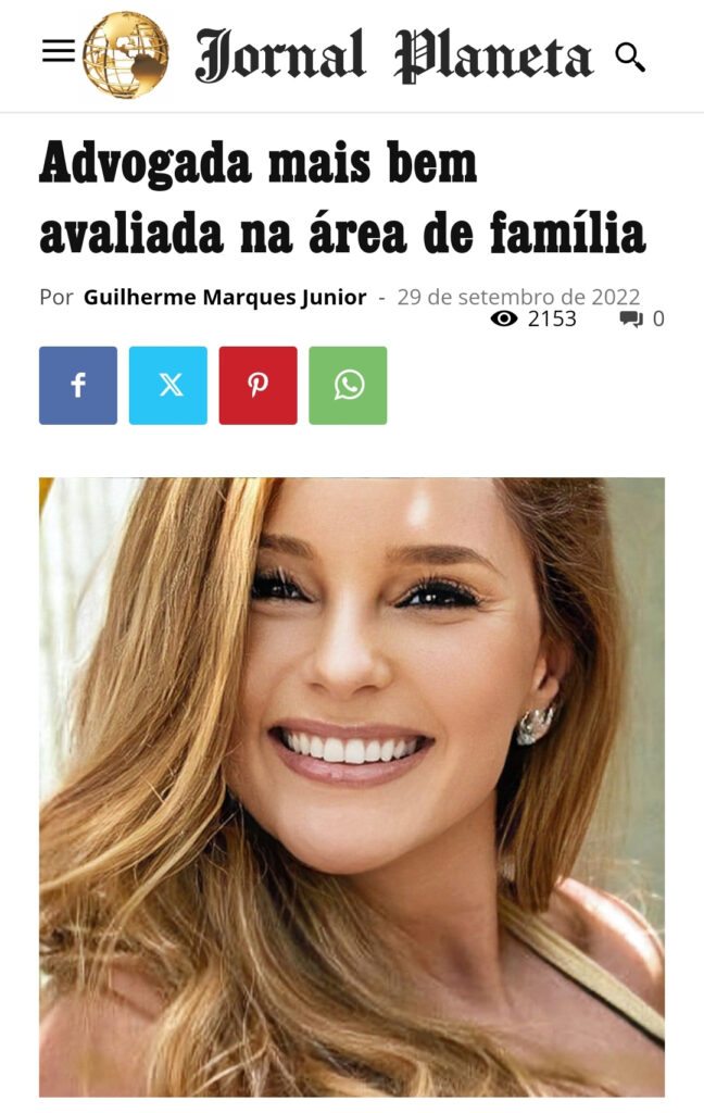 Advogada mais bem avaliada na área de família